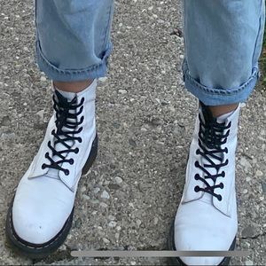 White Dr Martens